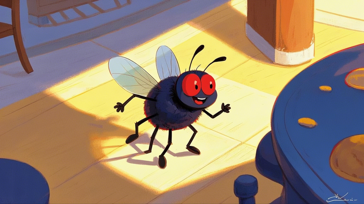 苍蝇:听好了,垃圾就是放错了位置的资源