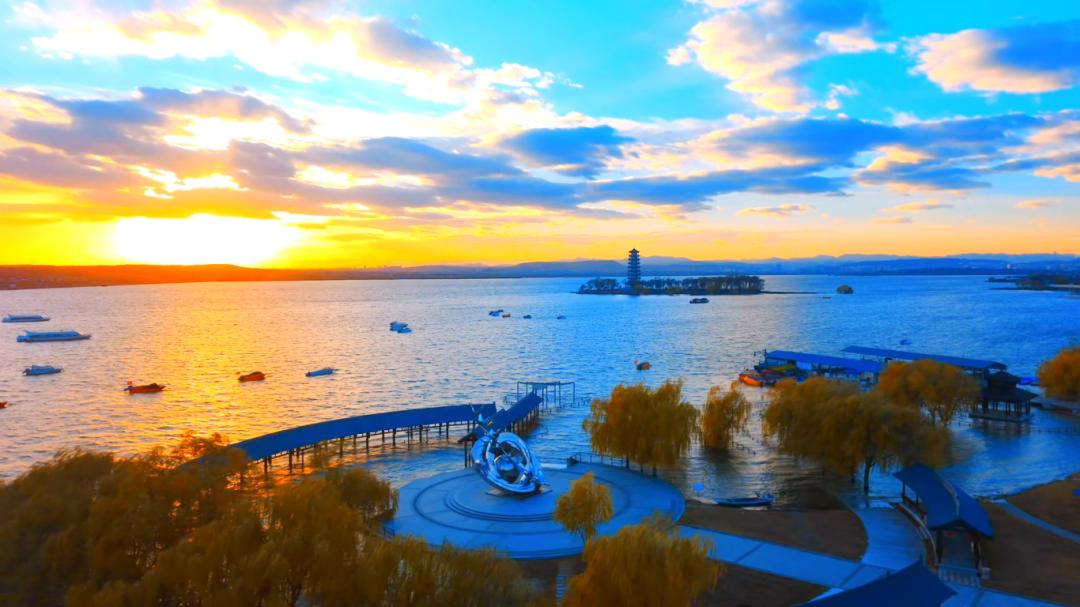 溢泉湖风景区。磁县县委宣传部供图