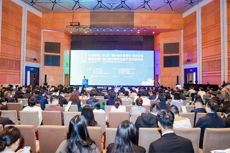 湖北海外跨境电商产业对接活动。湖北省人社厅供图
