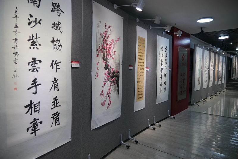 展览现场。