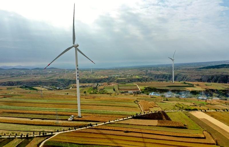 乡旅图说夏县山区风力发电助力绿色发展