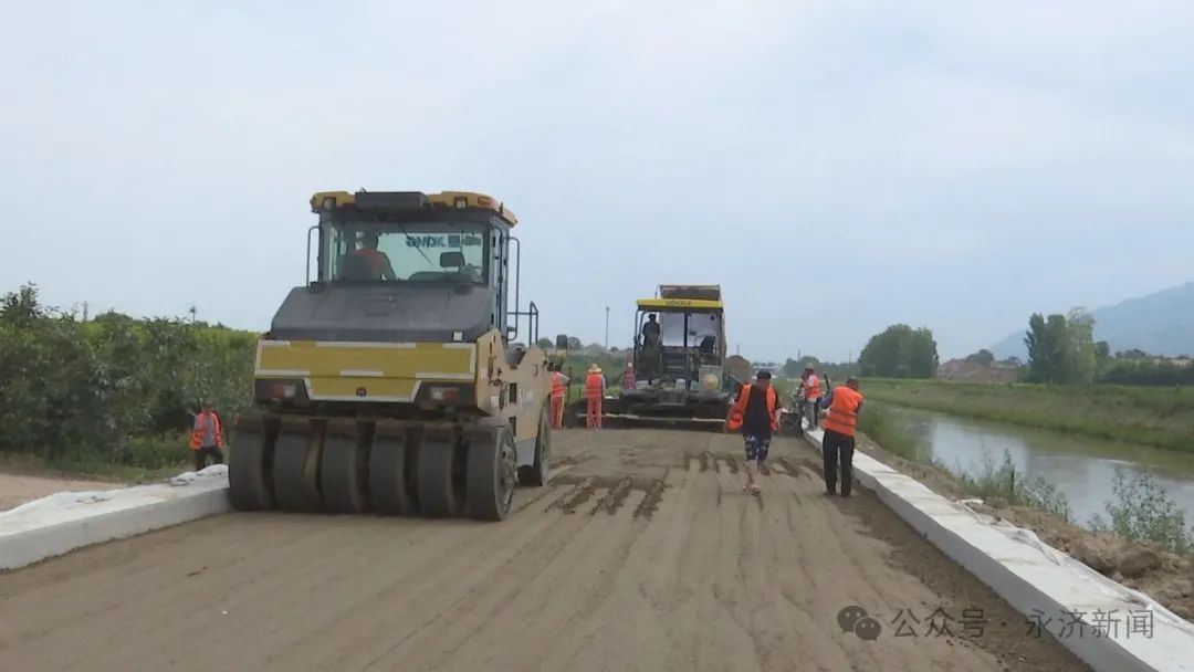【项目建设】奋战当"夏"  黄河一号旅游公路涑水河段建设项目加速跑